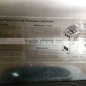 Freestanding Stainless Steel Ice Cream Machine BQL-838N TEL: 0086-13632272289 thumbnail-6