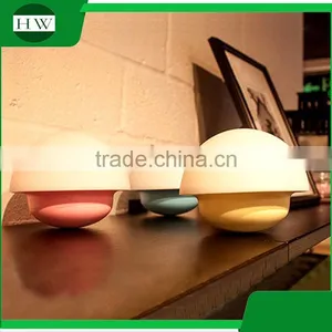 7 Color Battery Powered & USB Dimmable LED Night Light Mushroom Shaped and Tumbler Colorful Bedside Touch Sensor Kids Lamp thumbnail-5
