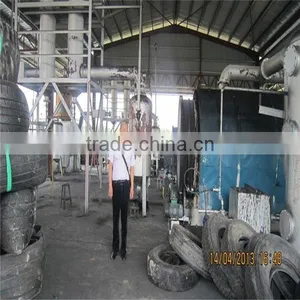 Pyrolysis Waste Tire Euqipment With Back Slag System Carbon Discharge Fast thumbnail-2