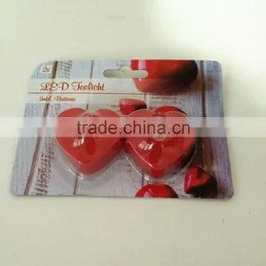 Valentine Led Tealight Heart Shaped Flicking Tealight Candle Valentine Decoritive Led Candle Light thumbnail-3