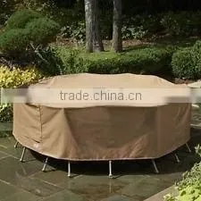 Customsizing Dustproofing Round Patio Table Cover, UV Treated Patio Cover thumbnail-1