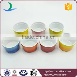 Custom Ceramic Colorful Wholesale Dessert Cupcake Mold thumbnail-1