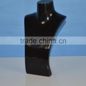 New Fiberglass Holder Jewelry Display Mannequins Black Side Head Model thumbnail-1