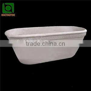 Natural Carved Stone Freestanding Bathtubs thumbnail-1