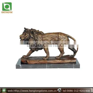 Hand Carved Life Size Lion thumbnail-1