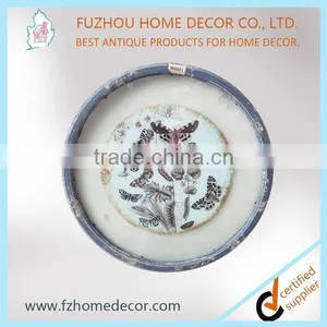 Round Shape Large Metal Picture Frames With Glass Printing thumbnail-1