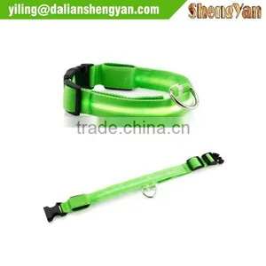 Night Safety Waterproof Nylon Adjustable LED Dog Collar thumbnail-2