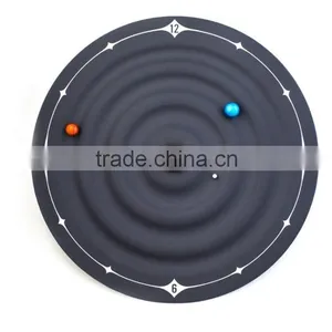 Creative Home Magic Galaxy Magnetic Wall Clock Decoration Household Clock Best Gifts thumbnail-2