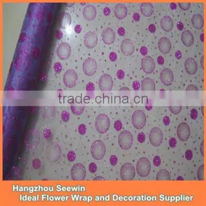 Purple Sparkle Nylon Organza Table Cloth thumbnail-1