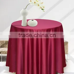 Hotsale Mahogany Tapestry Satin Table Cover for Hotel Restaurant Weddings thumbnail-1
