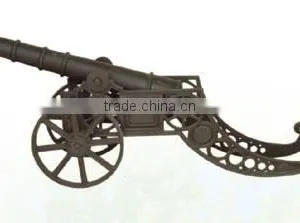 Antique Metal Cast Iron Craft Model Cannon / China Supplier Military Decor Cannon thumbnail-1