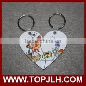 Wholesale Sublimation Custom Keychain Promtion Gifts Keyring thumbnail-6