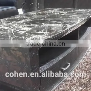 Foshan Cohen Unique Design Mdf Storage Cabinets Thick Marble Top Center Tables thumbnail-5