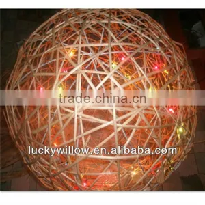 Manufacturer Supplier Christmas Decorative Wicker Ball thumbnail-1