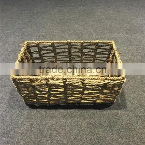 2016 Linyi New Desgin Eco-friendly Hand Woven Hemp Rope Basket thumbnail-5