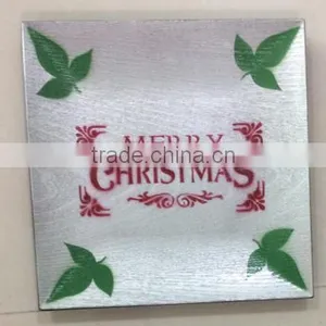Merry Christmas 12 Inch Plastic Plate thumbnail-1