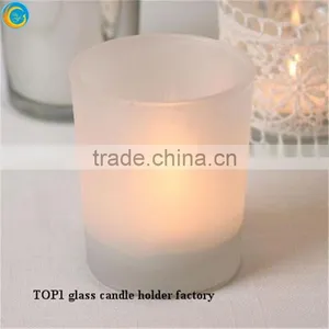 Glass Candle Jar Sizes Custom Set 3 Laser Cut Glass Candle Holders thumbnail-4