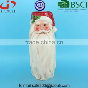 Table Centerpieces Christmas Decorations Santa Claus Flower Vase thumbnail-1