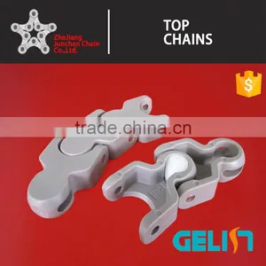 1702 1702M POM Plastic Hinged Conveyor Case Chain thumbnail-1