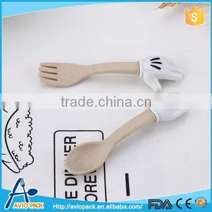 Food Grade Plastic Spoon and Fork Set for Baby thumbnail-4