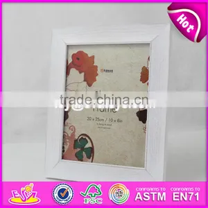 Wholesale Customize Home Decoration Wooden White Picture Frames W09A029 thumbnail-1