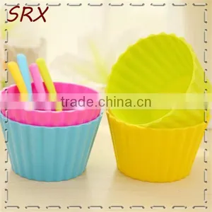 330ml Manufacture Colorful Round Plastic Dessert & Candy Bowls With Spoon thumbnail-1