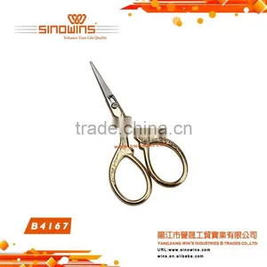 B4165 Super Design and Practical Stainless Steel Beauty Scissors With Colorful Titanium Plated thumbnail-6