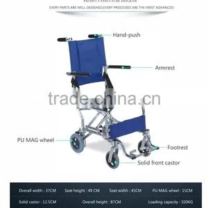 Health Care Product Lightweight Portable Travel Wheelchair for Airplane thumbnail-4