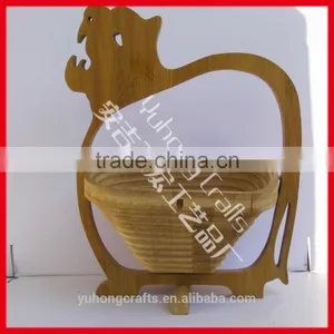 100% Handmade Bamboo Storage Basket thumbnail-3