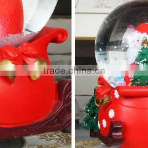 Hot Sale Christmas Gifts Polyresin Snow Globe With Music Box thumbnail-2