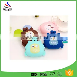 3D Cartoon Animal CandyCheap Cute Birthday Gift Cartoon Animal Silicone Jelly Coin Purse Mini Wallet thumbnail-1