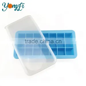 Wholesale Fresh Baby Ice Food Tray With Lid 21 Silicone Ice Cube thumbnail-1