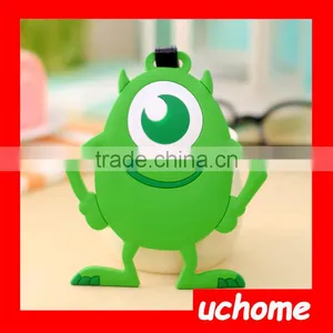 UCHOME Wholesale Promotional Products Plastic Wholesale Cartoon Luggage Tags For Kids thumbnail-3