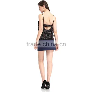 Domin Fashion Beading and Sequin Images of Ladies Casual Tops thumbnail-6