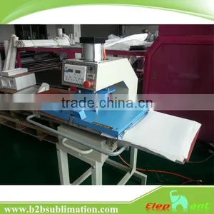 Automatic Pneumatic Single Station Pyrograph Sublimation Flat Printing Heat Transfer Machine thumbnail-1