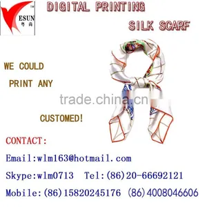 Sublimation Printing Silk Scraf thumbnail-4