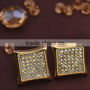 LSE856 Men Jewelry Earring Silver With Screw Back thumbnail-1