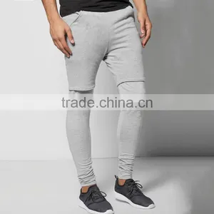 Loopback Shorts With Leggings Gym Mens Joggers Slim Fit thumbnail-1