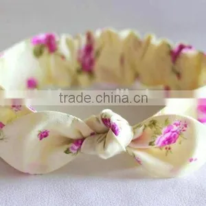 Light Yellow Floral Baby Bloomers Girl Fashionable Underwear Match Headband thumbnail-3