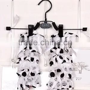 Factory Wholesale Baby Halloween Black and Orange Baby Legging Fashion Lace Leg Warmers thumbnail-2