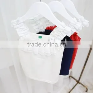 Children Summer Cute Vest Kids Sweet T-shirt Pure Cotton T-shirt for Fashion Girl thumbnail-2