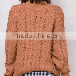 Runwaylover 152 New Design 2017 Ladies Fashion Knitted Hollow Out T-Shirt thumbnail-2