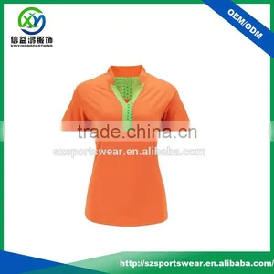 Wholesale Eco Friendly Cotton Ladies' High Visibility Button Placket Shirts thumbnail-1