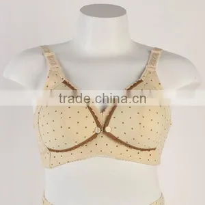 New Fashion Printed Dot 3/4 Cup Cotton Women Nursing Bra thumbnail-3