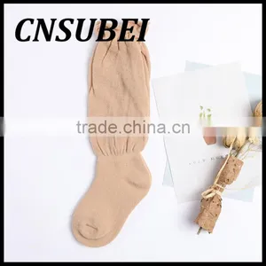 Solid Color Child Tube Socks High Quality Young Kid Girl Cotton Sock thumbnail-5