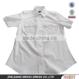 New Design Pilot Uniform Shirt Fitted Blouse Dress Shirt thumbnail-1