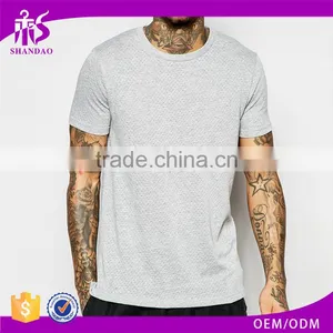 2017 Guangzhou Shandao OEM Summer Stylish With Dot 180g Polyester Cotton Short Sleeve O-Neck Dri Fit Shirt thumbnail-1