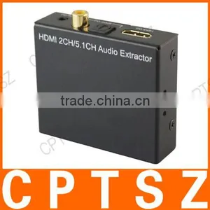 2-CH / 5.1-CH HDMI Audio Extractor - Black thumbnail-1