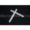 Precision Custom Made Bulk Density 3.6 G/cm3 , White AL2o3 Ceramic Stripe thumbnail-1