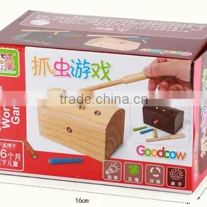 Balance Exercise Wooden Catching Worms Game Gifts Educational Toys for Kids thumbnail-6
